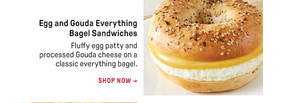 Egg and Gouda Everything Bagel Sandwiches