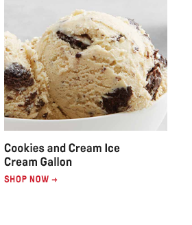 Cookies and Cream Ice Cream Gallon