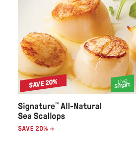 Signature™ All-Natural Sea Scallops