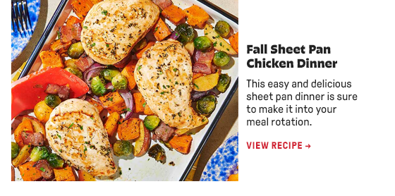 Fall Sheet Pan Chicken Dinner