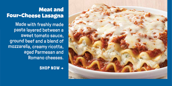 Meat and Four-Cheese Lasagna