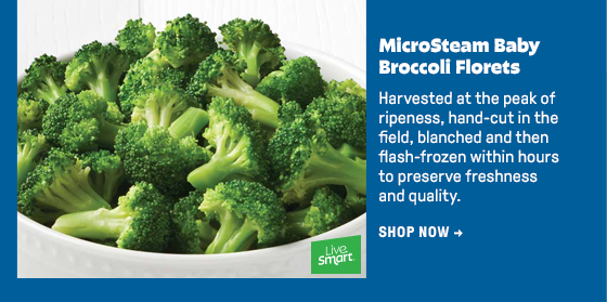 MicroSteam Baby Broccoli Florets