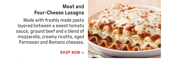 Meat and Four-Cheese Lasagna