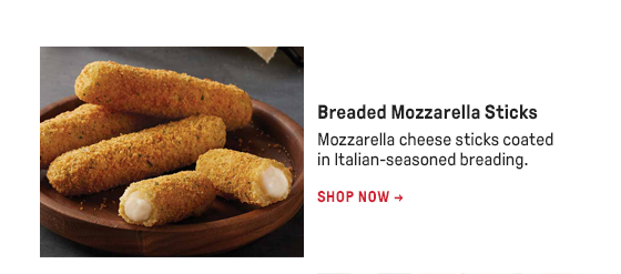 Breaded Mozzarella Sticks