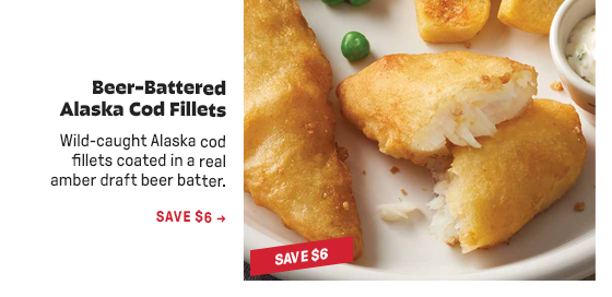 Beer-Battered Alaska Cod Fillets