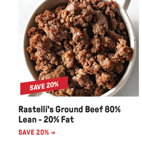 Rastelli's Ground Beef 80% Lean - 20% Fat