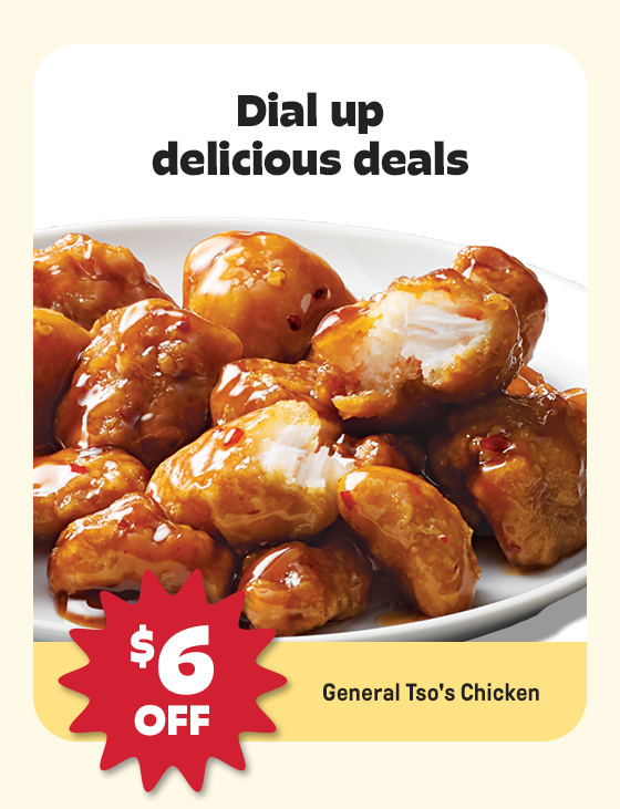 Dial up delicious deals