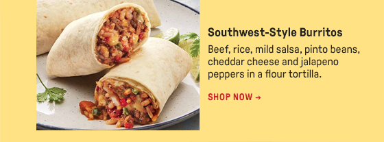 Southwest-Style Burritos