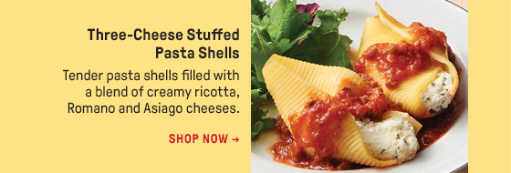 Three-Cheese Stuffed Pasta Shells