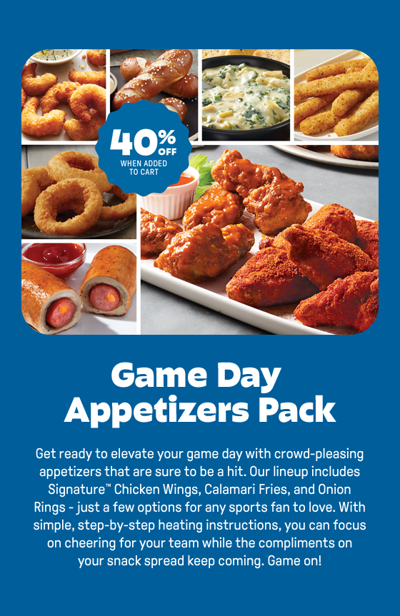 Game Day Appetizers Pack