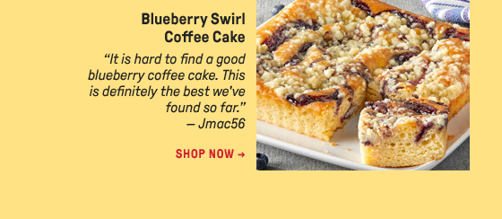 Blueberry Swirl Coffee Cake