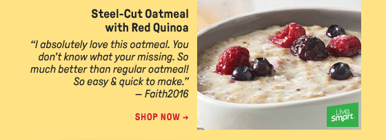 Steel-Cut Oatmeal with Red Quinoa