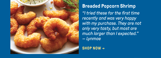 Breaded Popcorn Shrimp