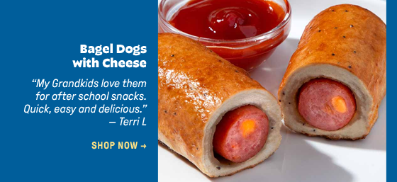 Bagel Dogs with Cheese