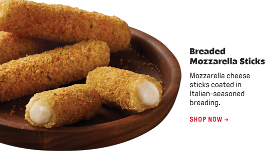 Breaded Mozzarella Sticks