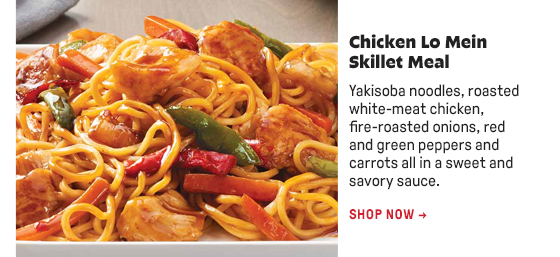 Chicken Lo Mein Skillet Meal