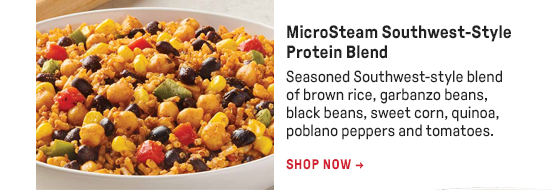 MicroSteam Southwest-Style Protein Blend