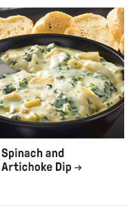 Spinach and Artichoke Dip →