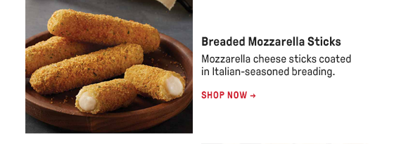 Breaded Mozzarella Sticks