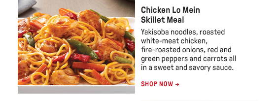 Chicken Lo Mein Skillet Meal