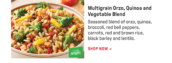 Multigrain Orzo, Quinoa and Vegetable Blend