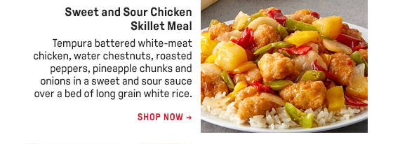 Sweet and Sour Chicken Skillet Meal