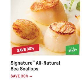 Signature™ All-Natural Sea Scallops