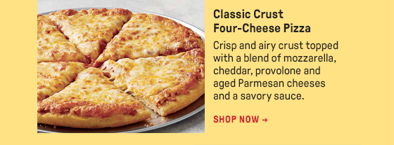 Classic Crust Four-Cheese Pizza