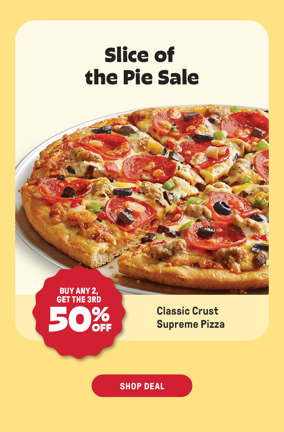 Slice of the Pie Sale