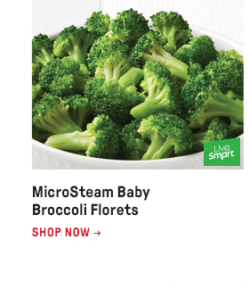 MicroSteam Baby Broccoli Florets