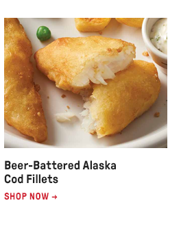 Beer-Battered Alaska Cod Fillets