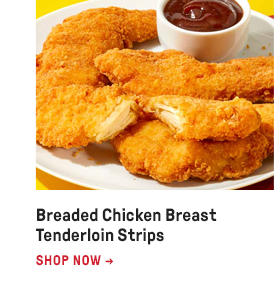 Breaded Chicken Breast Tenderloin Strips