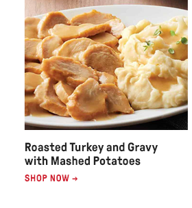 Roasted Turkey and Gravy with Mashed Potatoes