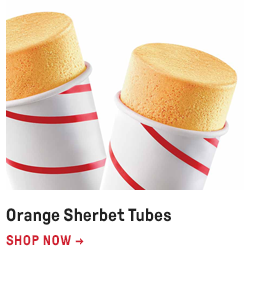 Orange Sherbet Tubes