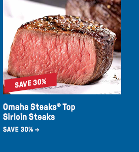 Omaha Steaks® Top Sirloin Steaks