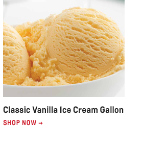 Classic Vanilla Ice Cream Gallon