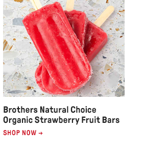 Brothers Natural Choice Organic Strawberry Fruit Bars