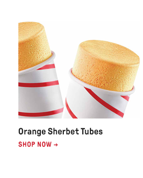 Orange Sherbet Tubes