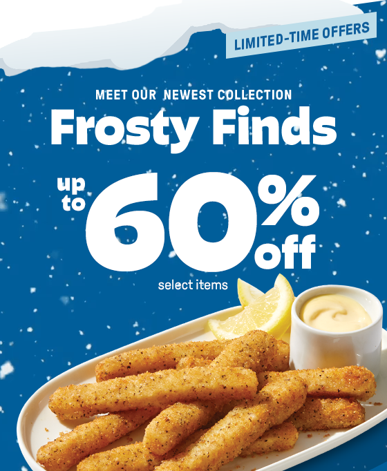 MEET OUR NEWEST COLLECTION Frosty Finds upto 60% Off