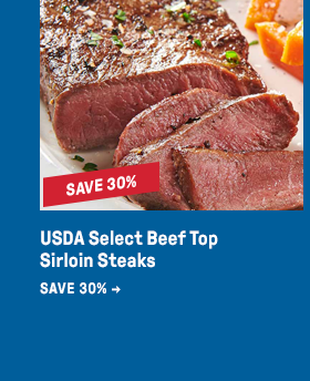 USDA Select Beef Top Sirloin Steaks