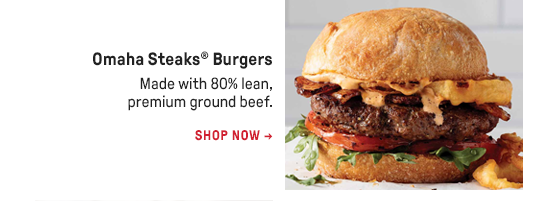 Omaha Steaks® Burgers