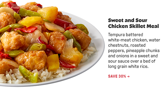 Sweet and Sour Chicken Skillet Meal