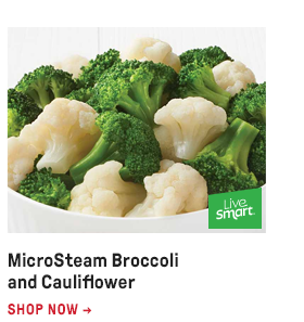 MicroSteam Broccoli and Cauliflower