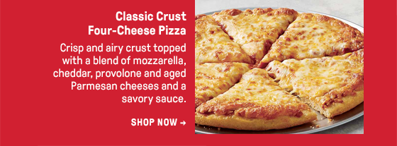 Classic Crust Four-Cheese Pizza