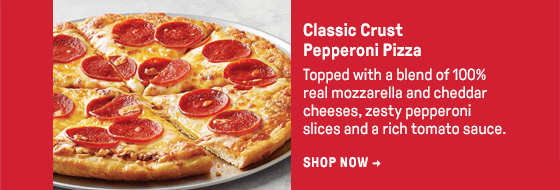 Classic Crust Pepperoni Pizza