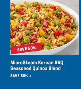 MicroSteam Korean BBQ Seasoned Quinoa Blend