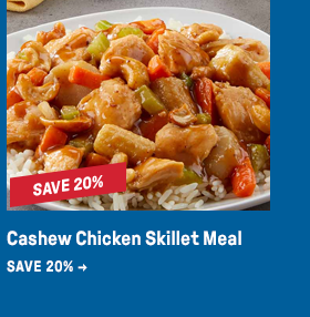 Cashew Chicken Skillet Meal