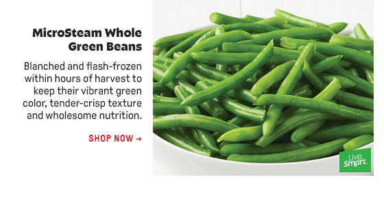 MicroSteam Whole Green Beans