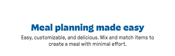 Meal planning made easy