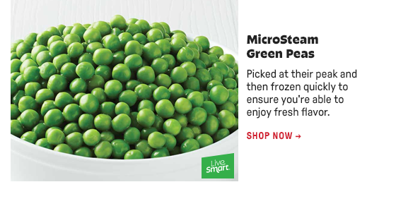 MicroSteam Green Peas